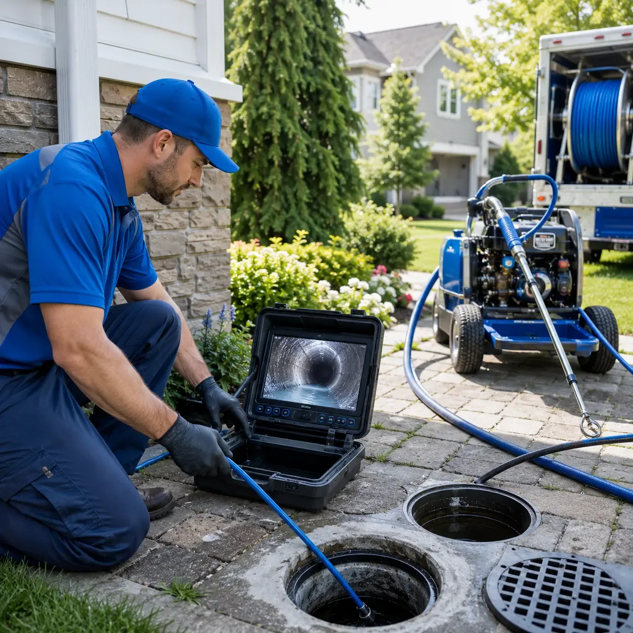 Outdoor drain cleaning professionals serving South Wilmington, IL